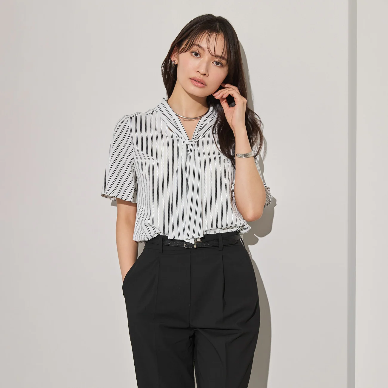 Bow Tie Blouse - Image 11
