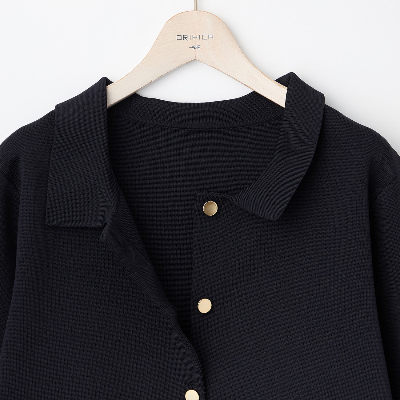 Collared Knit Jacket - Image 3