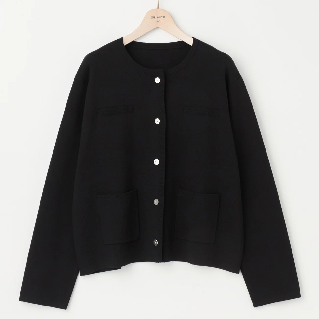 Knit Jacket with Chest Pocket - Image 3