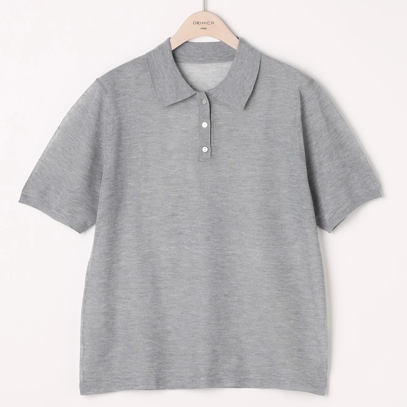 Sheer Glitter Knit Polo - Image 11