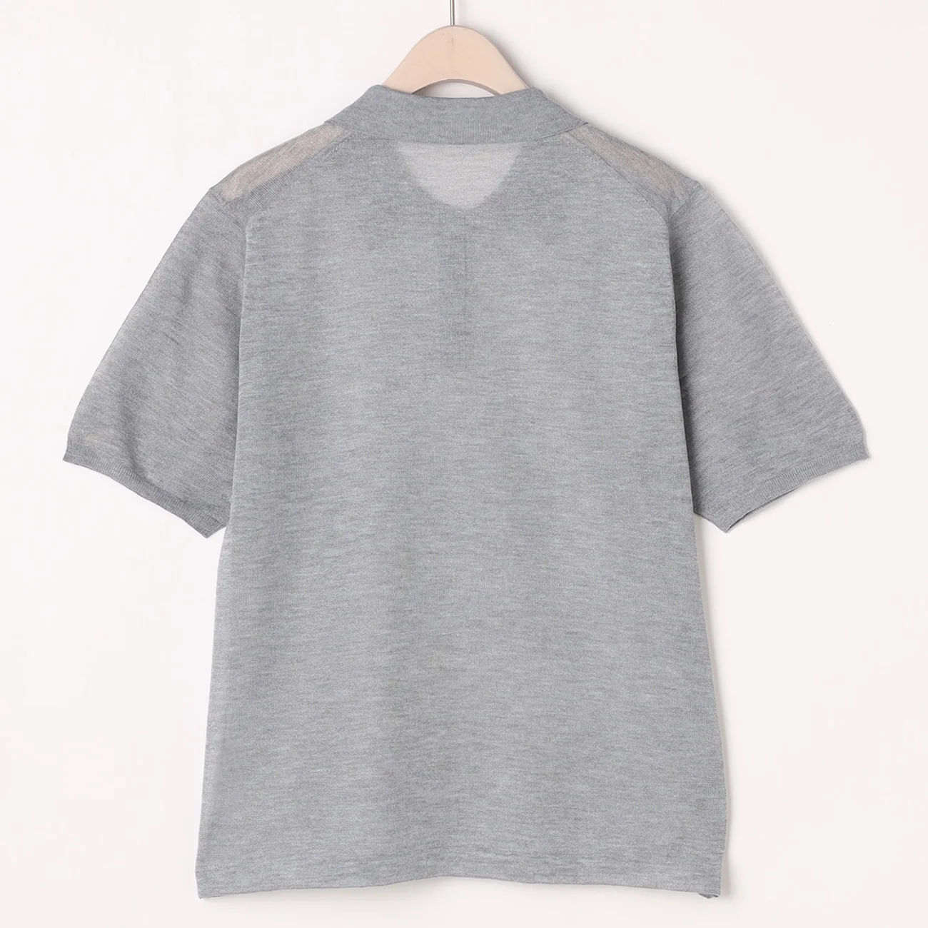 Sheer Glitter Knit Polo - Image 12