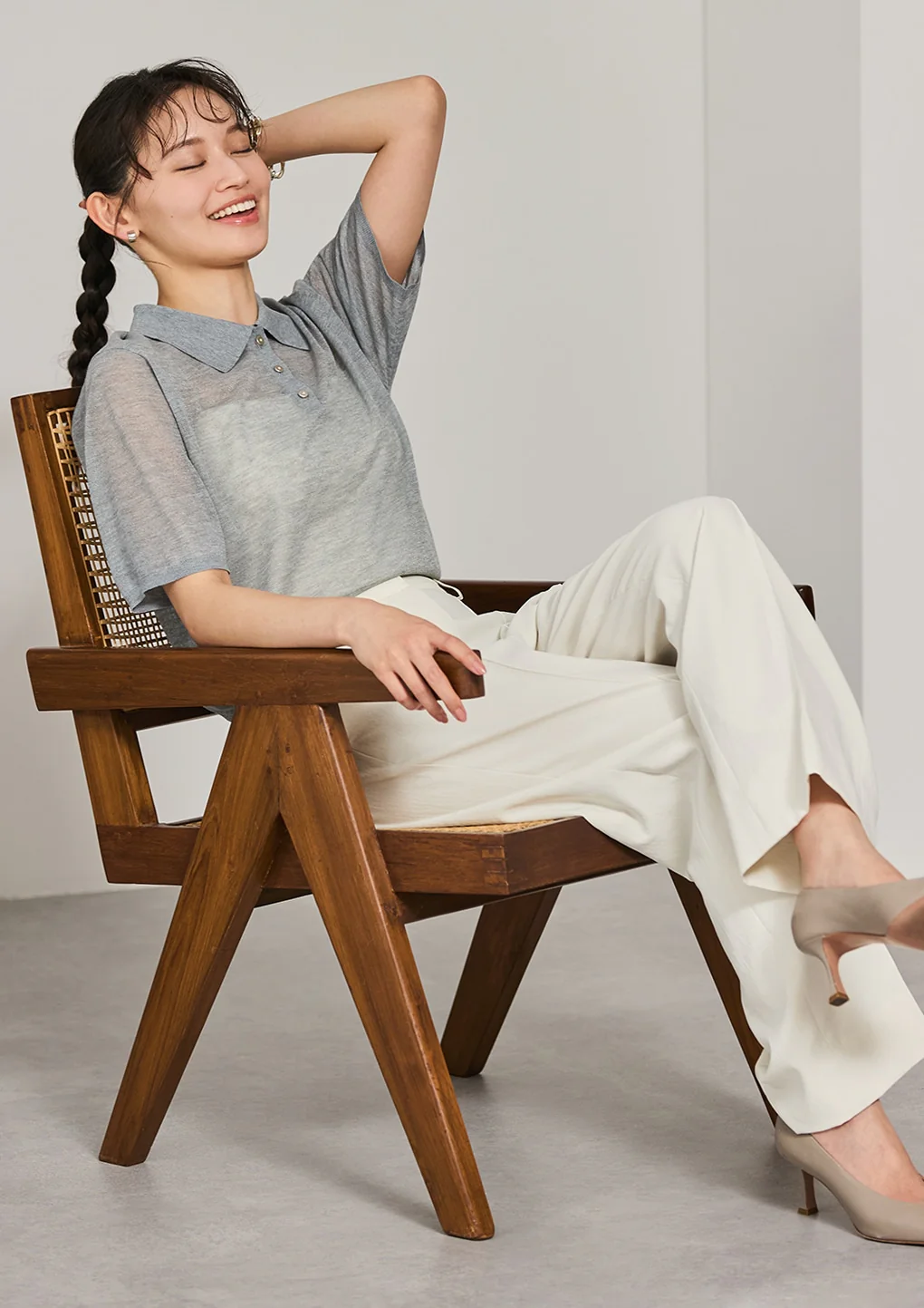 Sheer Glitter Knit Polo - Image 18